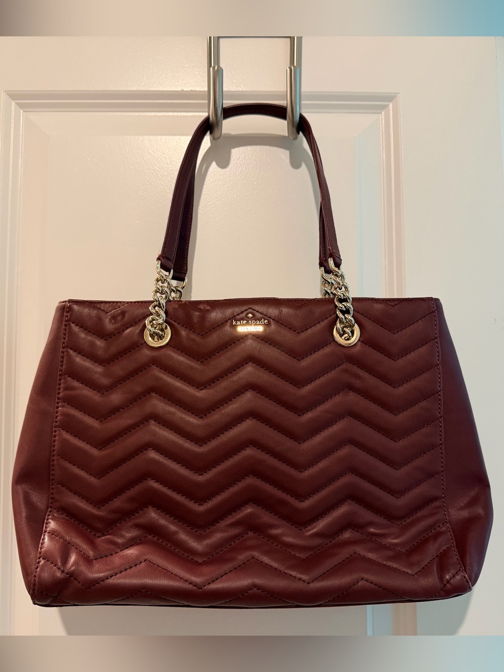 Kate Spade New York, Women’s Burgundy Shoulder Bag, like new!
